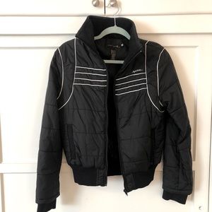 Split brand jacket